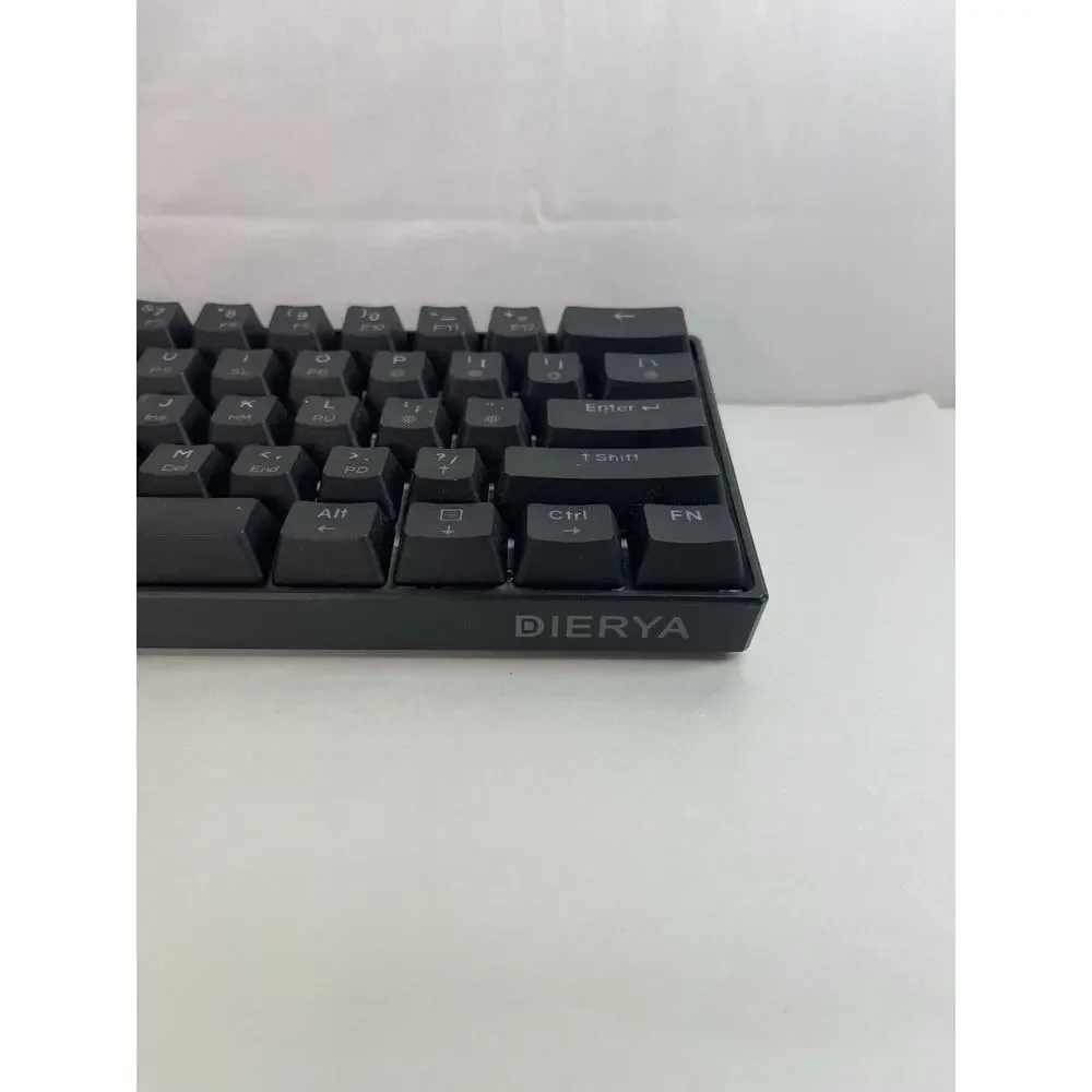 DIERYA DK61E 60% Mechanical Keyboard - Compact Gaming Keyboard - Black